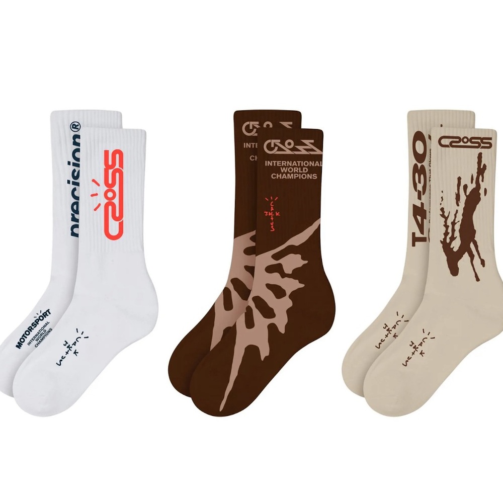 Travis Scott Cactus Jack Crossover
Socks (3 Pack)
